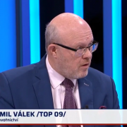 Ministr zdravotnictví Vlastimil Válek byl hostem pořadu Partie Terezie Tománkové