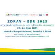 První národní konference na téma vzdělávání ve zdravotnictví ZDRAV – EDU 2023 proběhne ve dnech 23. – 24. října 2023